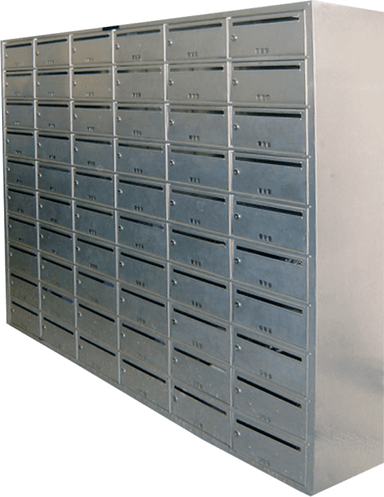 Caixas de correio para condomInio em alumInio Modelo 8007CM​2